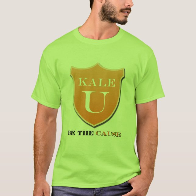 Camiseta para hombre de la col rizada U (Anverso)