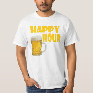 camiseta para hombre de la hora feliz
