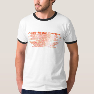 Camiseta para hombre de la inserción Cranio-Rectal