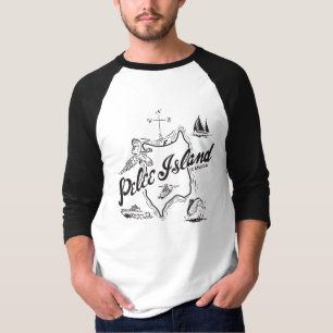 Camiseta para hombre de la isla de Pelee del