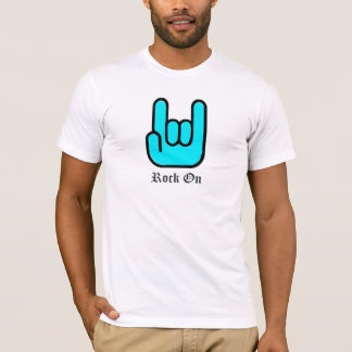 Camiseta para hombre de la mano del Rótulo de la