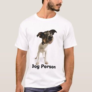 Camiseta para hombre de la persona del perro