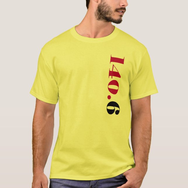 Camiseta para hombre de la puntada del contraste (Anverso)