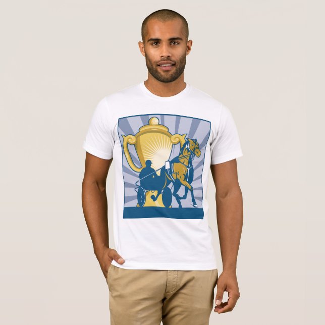 Camiseta para hombre de las Carreras de arnés (Anverso completo)