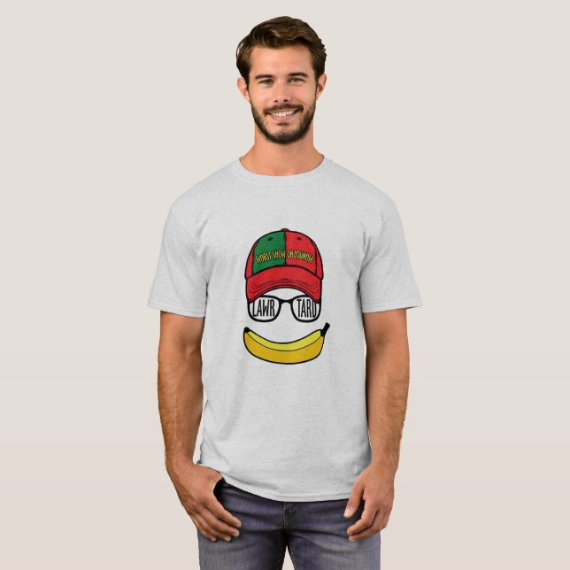 Camiseta para hombre de Lawrtard (Anverso completo)
