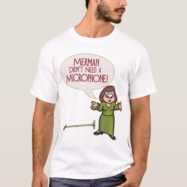 Camiseta para hombre de Lite del Merman/del (Anverso)