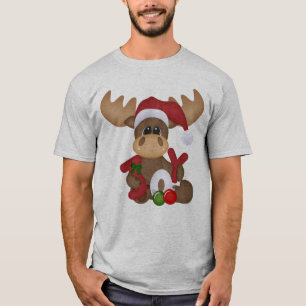 Camiseta para hombre de los alces de la alegría