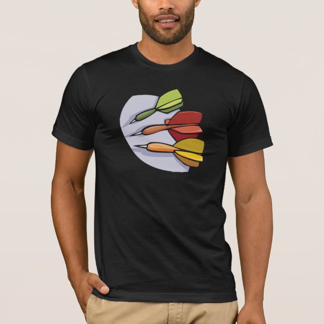 Camiseta para hombre de los dardos (Anverso)