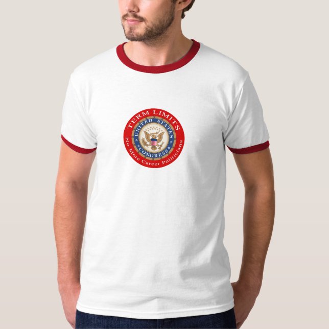 Camiseta para hombre de los límites de mandato (Anverso)