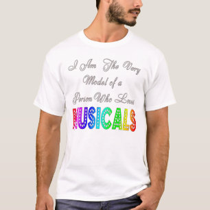 Camiseta para hombre de los Musicals de los amores