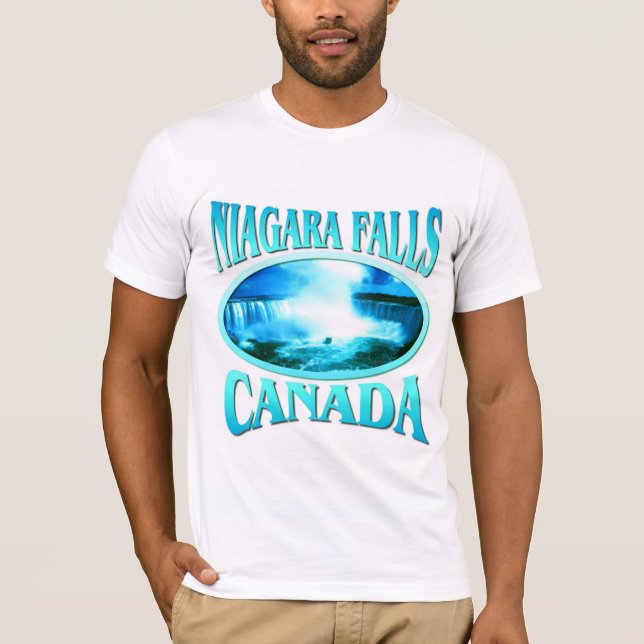 Camiseta para hombre de Niagara Falls Canadá (Anverso)