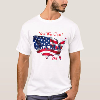 Camiseta para hombre de Obama los E.E.U.U.