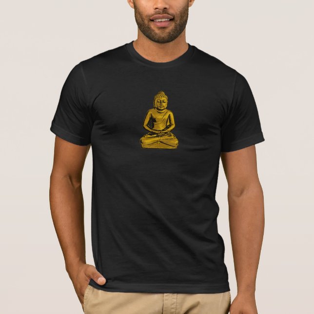 Camiseta para hombre de oro de Buda (Anverso)