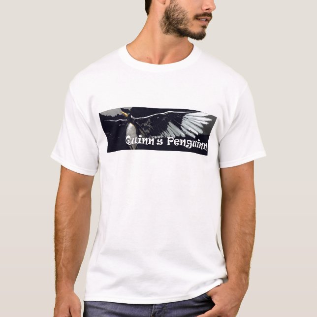 Camiseta para hombre de "Penguinn", blanco, talla (Anverso)