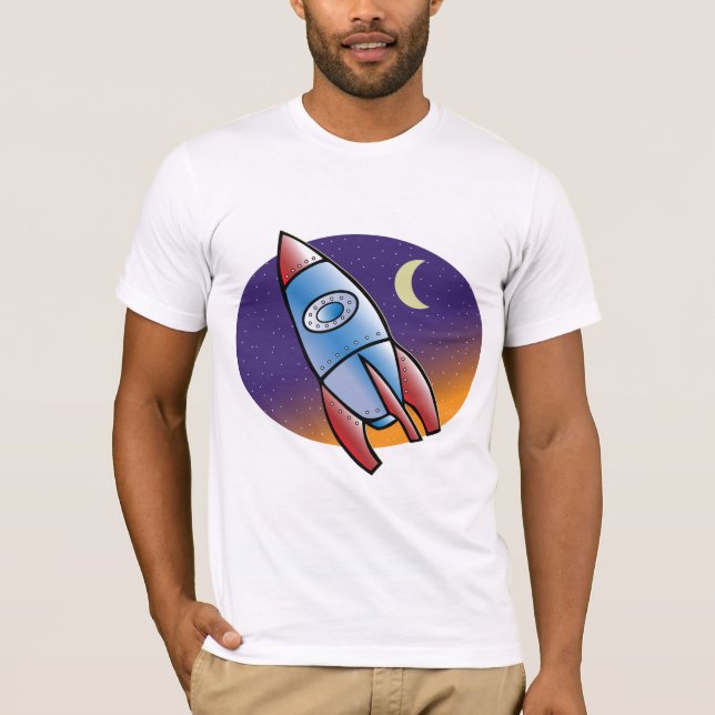Camiseta para hombre de Rocket (Anverso)