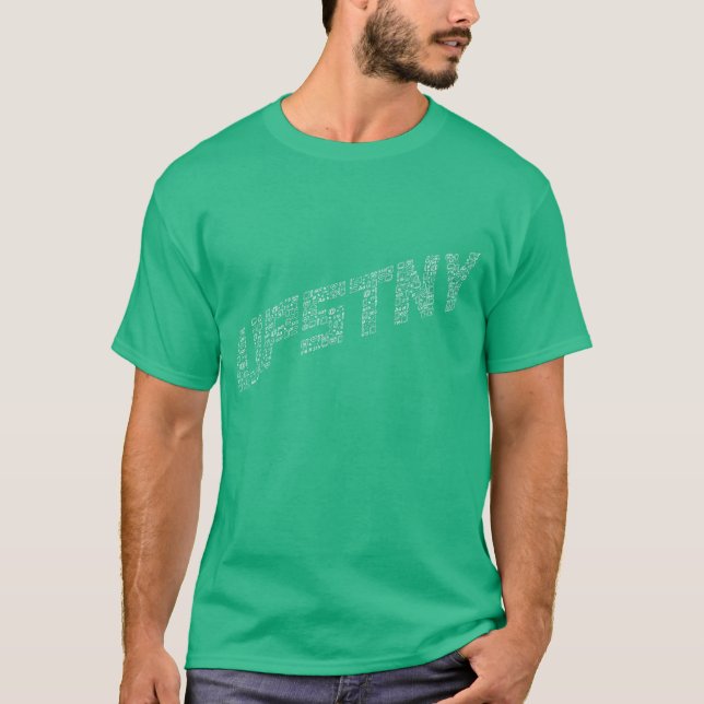 Camiseta para hombre de UPSTNY (Anverso)