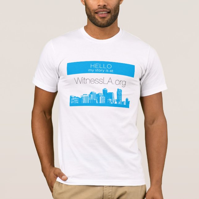 Camiseta para hombre de WitnessLA (Anverso)