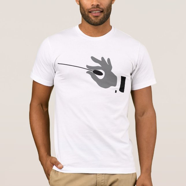 Camiseta para hombre del conductor de orquesta (Anverso)