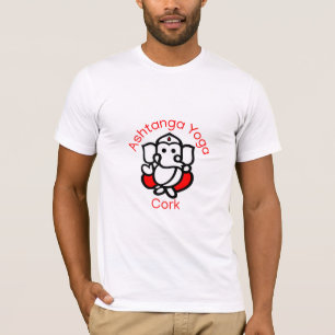 Camiseta para hombre del corcho de la yoga de