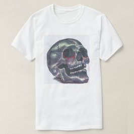 Camiseta para hombre del cráneo