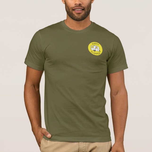 Camiseta para hombre del ejército del Scamper (Anverso)