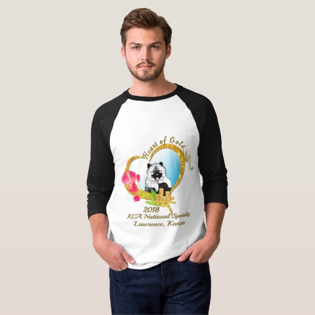 Camiseta para hombre del estilo nacional del (Anverso completo)