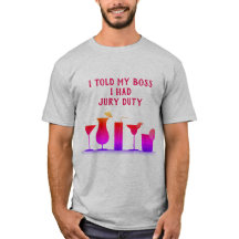 Camiseta para hombre del labor del jurado