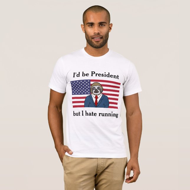 Camiseta para hombre del lema (Anverso completo)