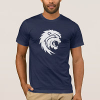 Camiseta para hombre del león del rugido