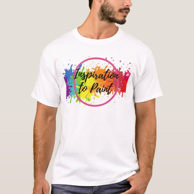 Camiseta para hombre del logotipo de ITP con la (Anverso)