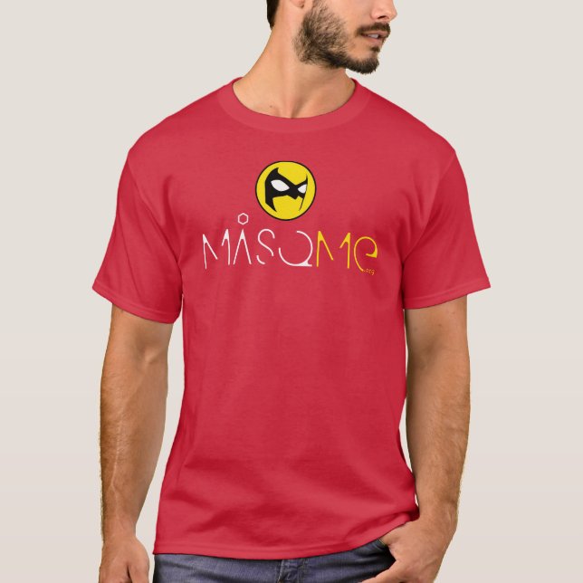 Camiseta para hombre del logotipo de MasqMe (Anverso)