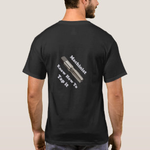 Camiseta para hombre del logotipo del maquinista