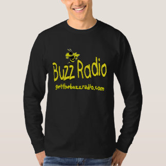 Camiseta para hombre del LS del negro