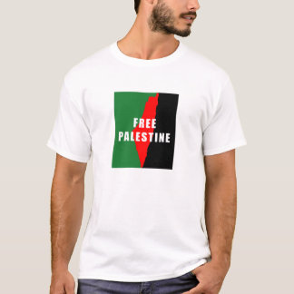 Camiseta para hombre del mapa libre de Palestina