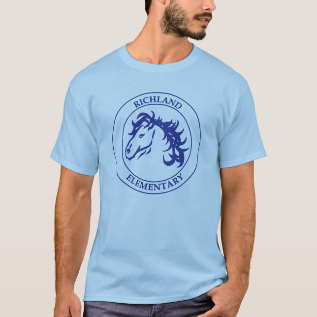 Camiseta para hombre del mustango (Anverso)