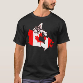 Camiseta para hombre del orgullo canadiense