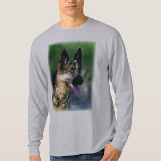 Camiseta para hombre del pastor alemán