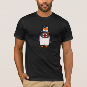 Camiseta para hombre del pingüino de St Bernard
