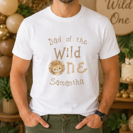 Camiseta para hombre del primer cumpleaños del pap