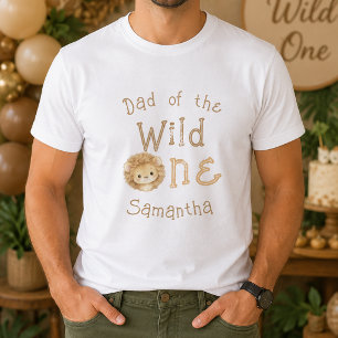 Camiseta para hombre del primer cumpleaños del pap