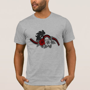 Camiseta para hombre del safari que practica surf
