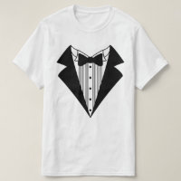 Camiseta para hombre del smoking