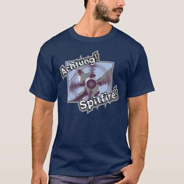 Camiseta para hombre del Spitfire de Achtung (Anverso)