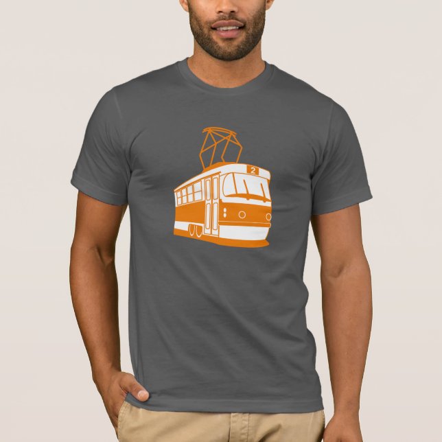 Camiseta para hombre del tranvía (Anverso)