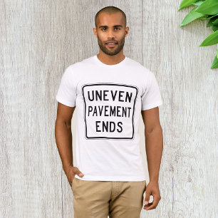 Camiseta para hombre Fin de Pavimento Desigual