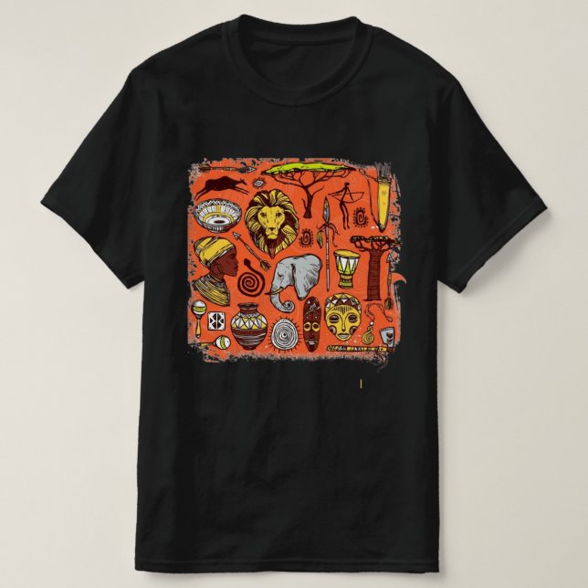 Camiseta para hombre From Africa (Diseño del anverso)