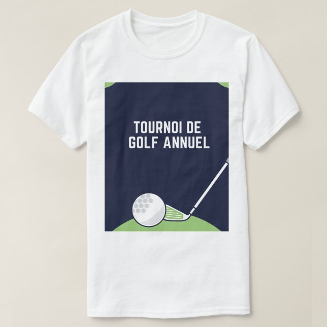 Camiseta para hombre golf deporte  (Diseño del anverso)