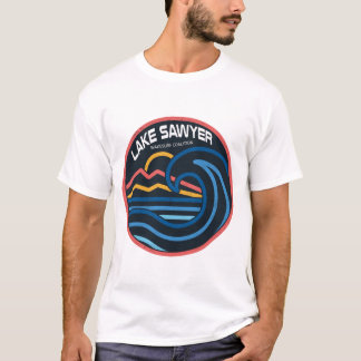 Camiseta para hombre Lake Sawyer Wake Surf