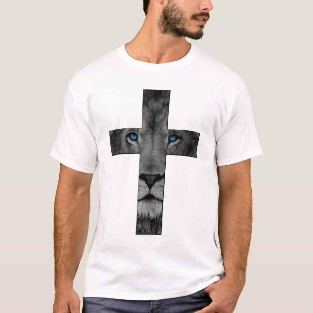 Camiseta Para hombre - león de la tribu (Anverso)