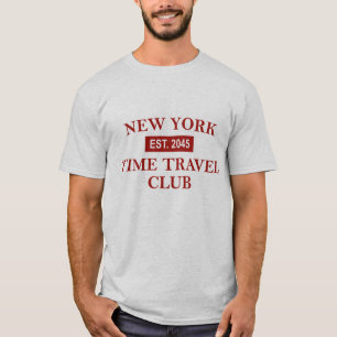 Camiseta para hombre New York Time Travel Club